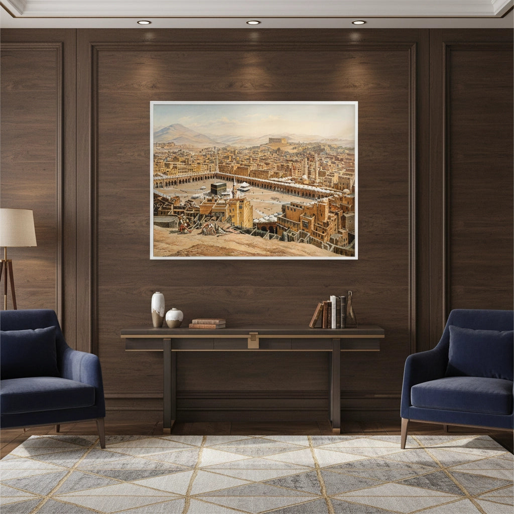 Old Mecca Cityscape - Fine Art