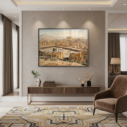 Old Mecca Cityscape - Fine Art