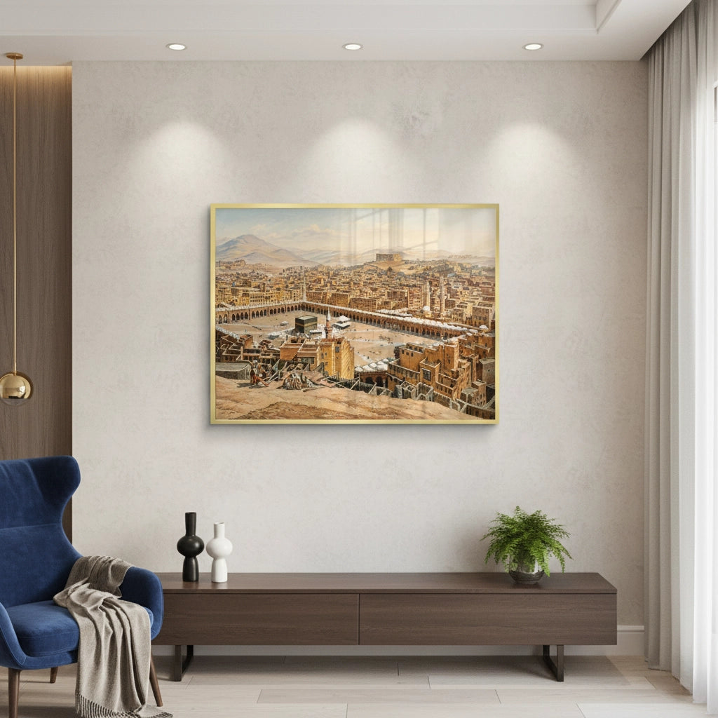 2Old Mecca Cityscape - Fine Art