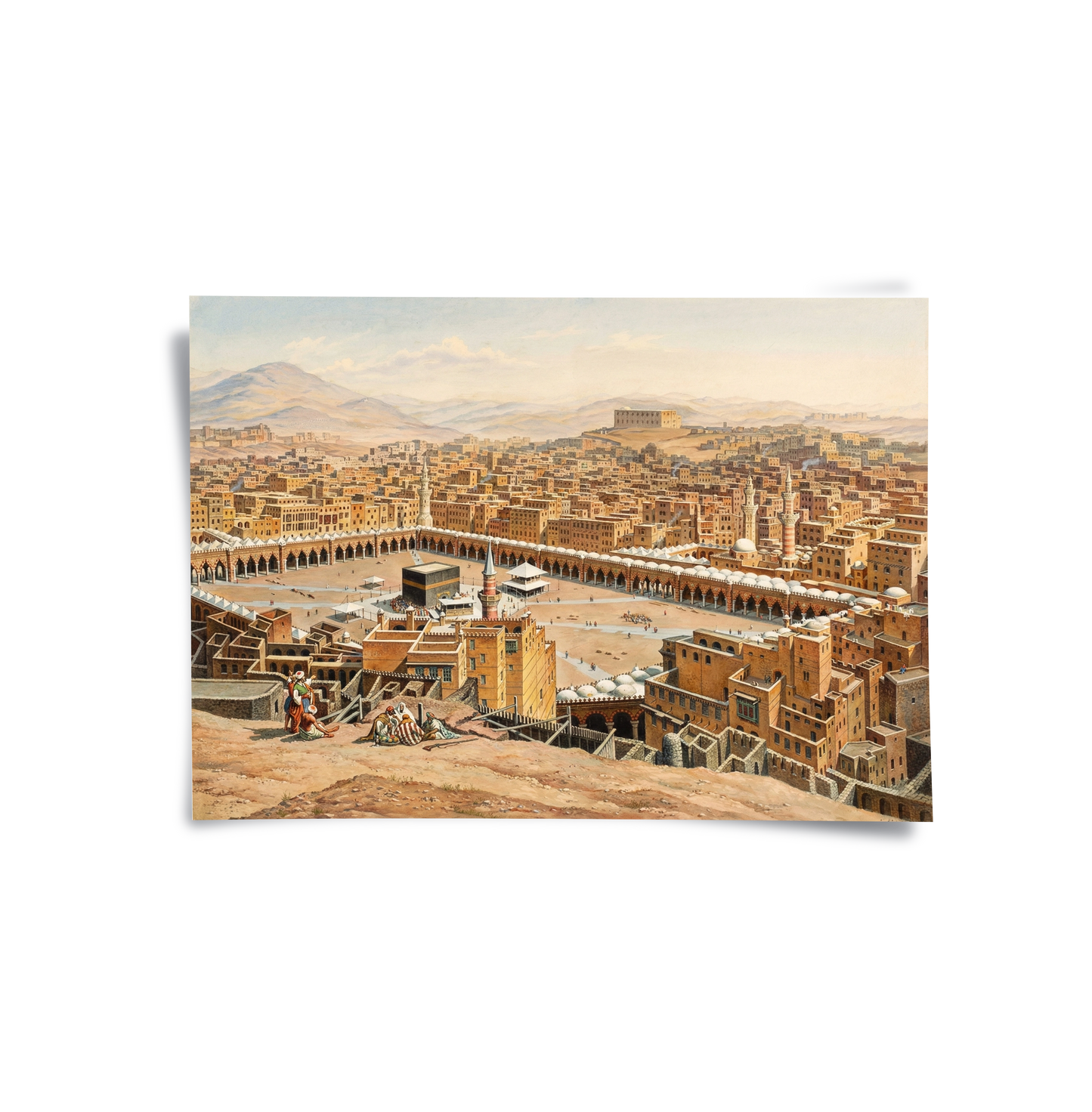 2Old Mecca Cityscape - Poster