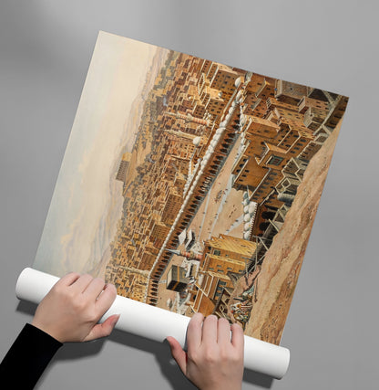 Old Mecca Cityscape - Poster