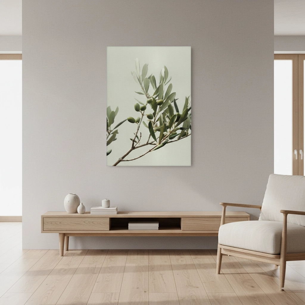 Olive Branch - Canvas - Jasmineart.ae