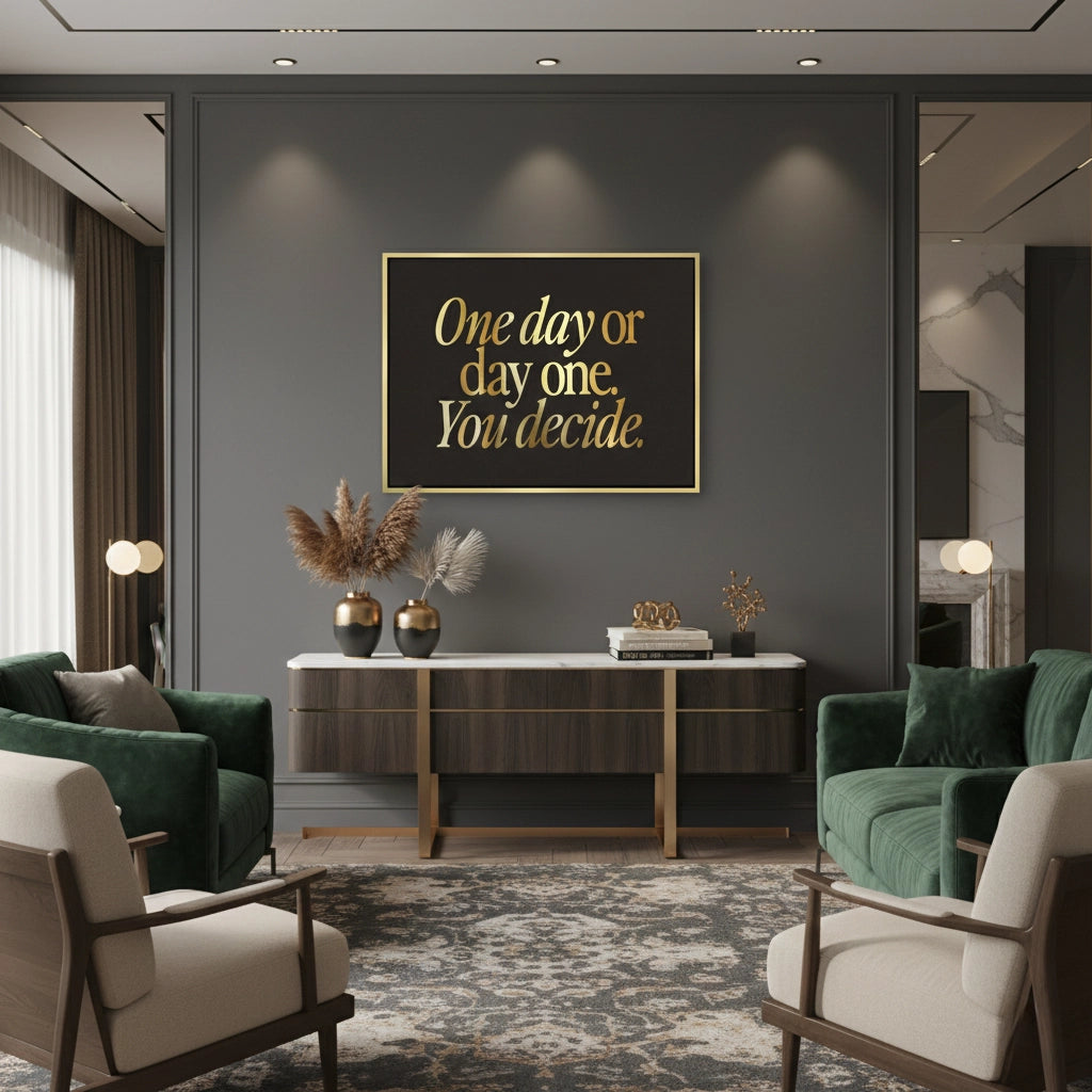 2One Day or Day One - Canvas