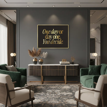 One Day or Day One - Canvas