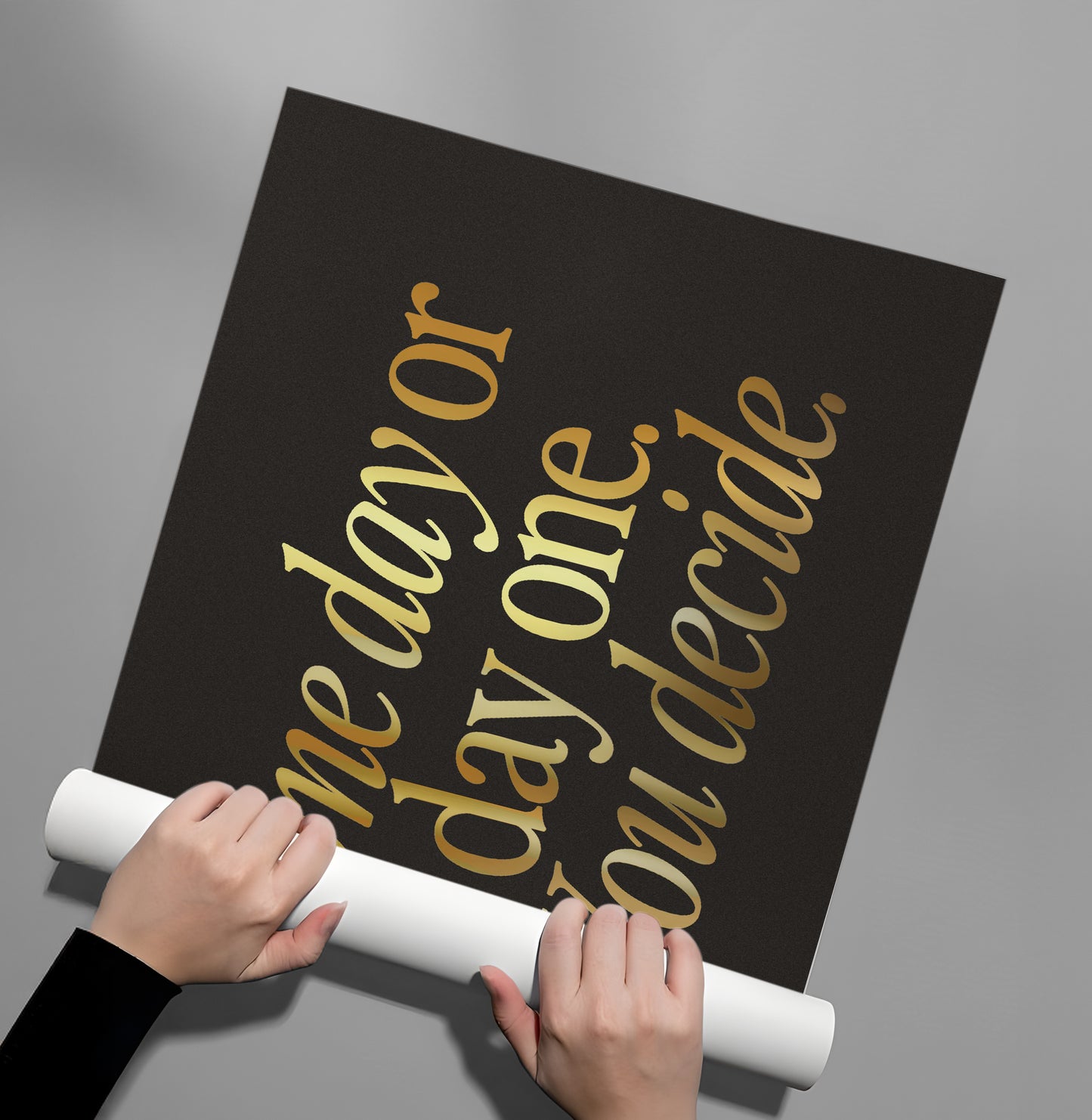 2One Day or Day One - Poster