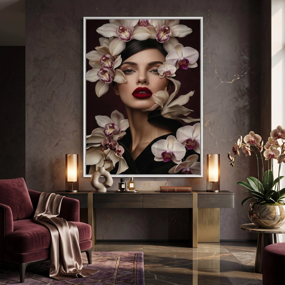 Orchid Muse - Fine Art