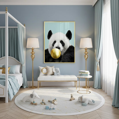 Panda Bubble Gum - Fine Art