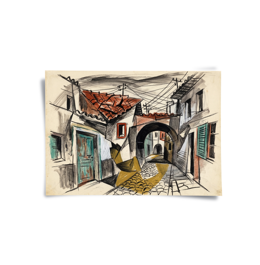 Old Town Archway - Poster