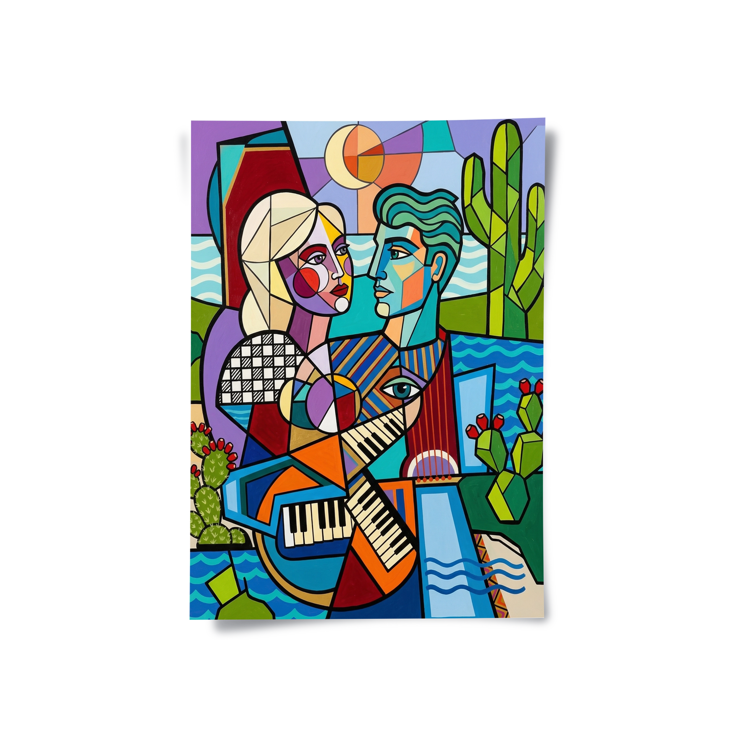 2Desert Melody Pop Art - Poster