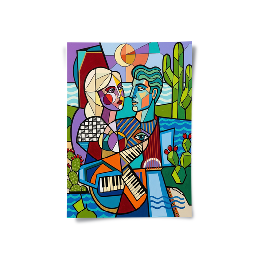 Desert Melody Pop Art - Poster