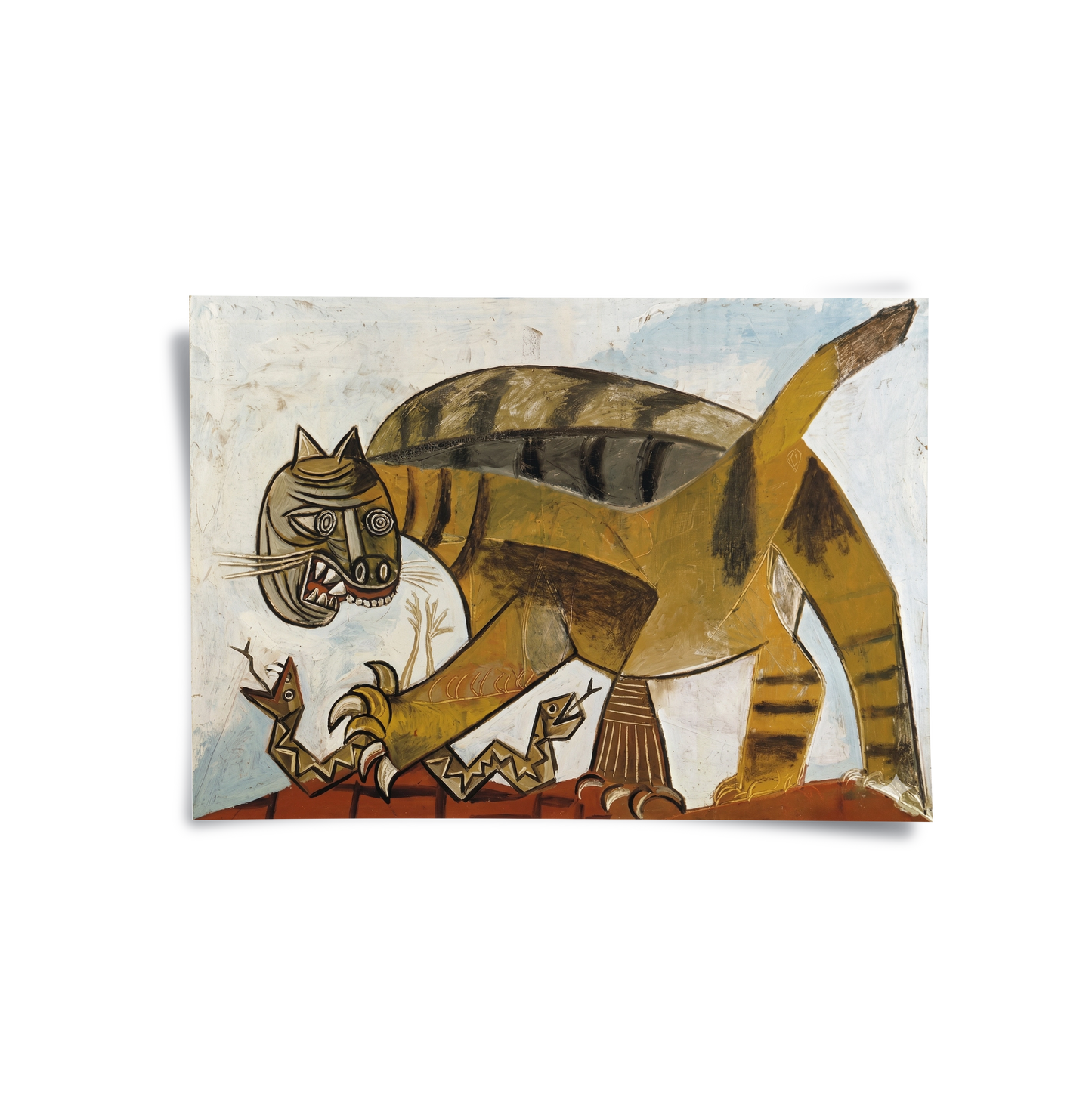 2Abstract Tiger Hunt - Poster