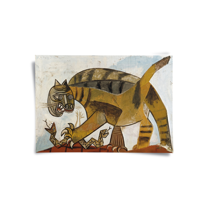 Abstract Tiger Hunt - Poster
