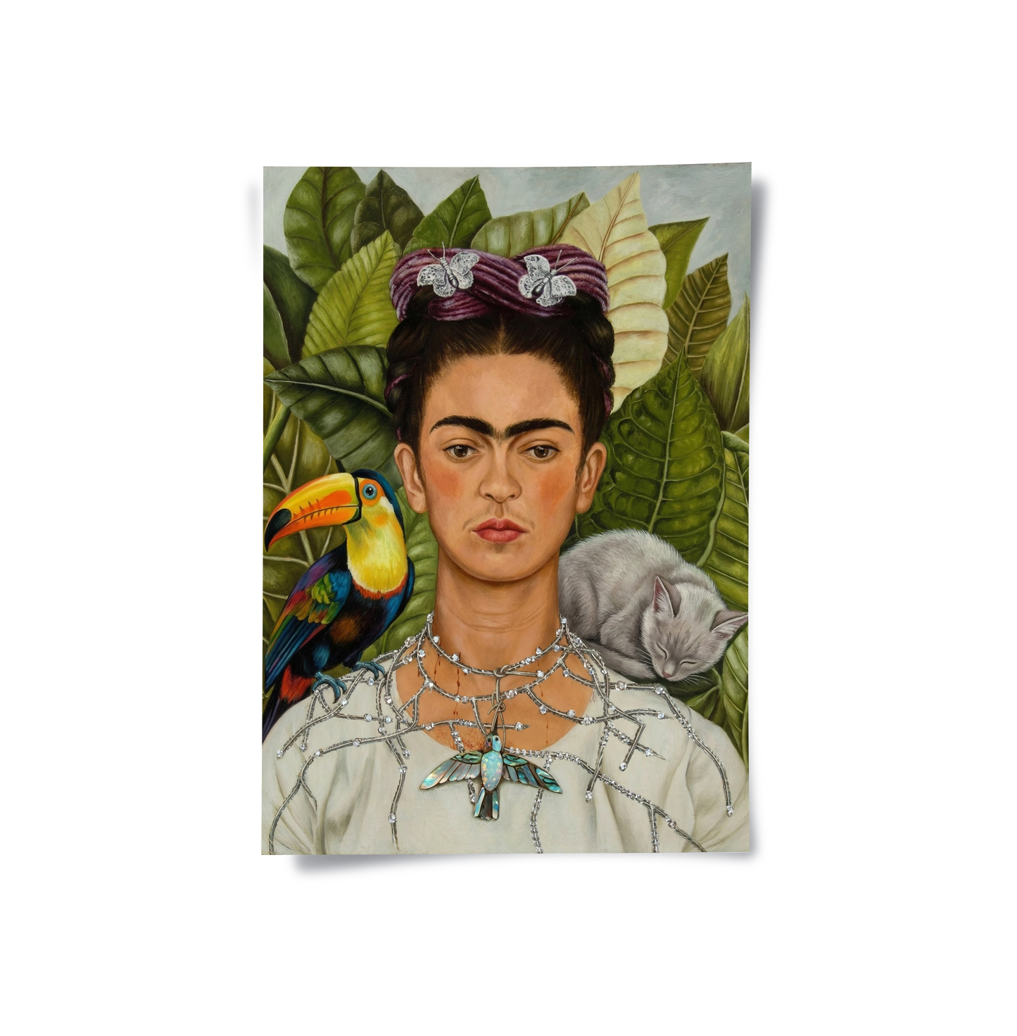 2Frida Kahlo Modern Tribute - Poster