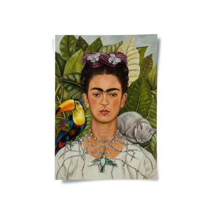 Frida Kahlo Modern Tribute - Poster