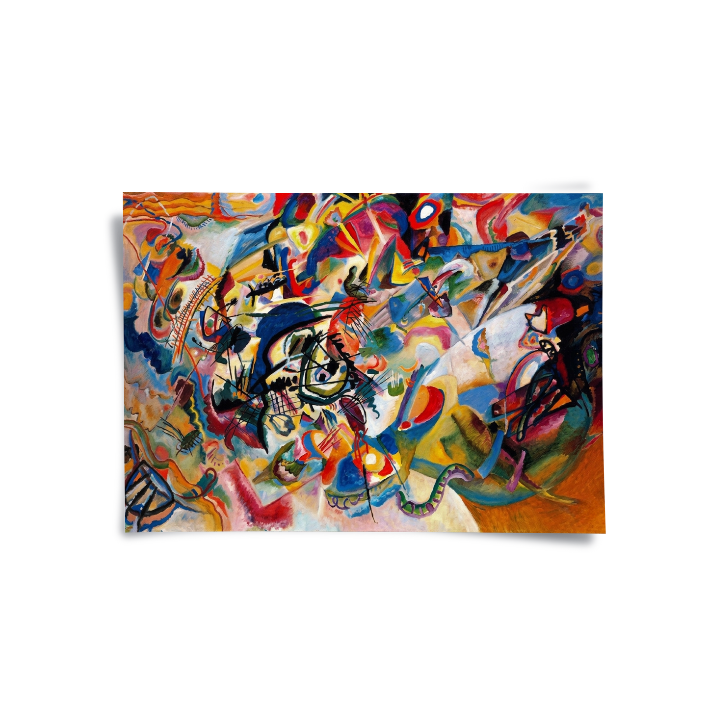 2Vibrant Abstract Expressionist - Poster