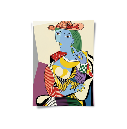 Geometric Woman Figural - Poster