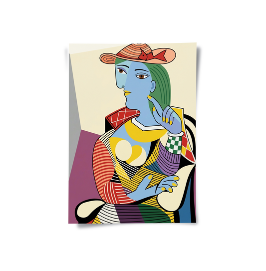 Geometric Woman Figural - Poster