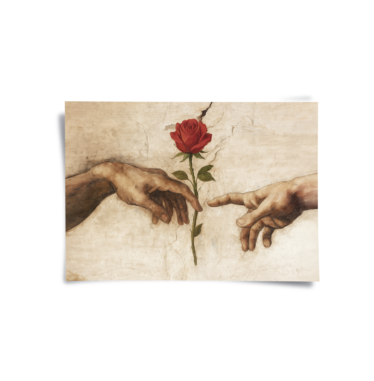 The Creation of Adam - Poster - Jasmineart.ae