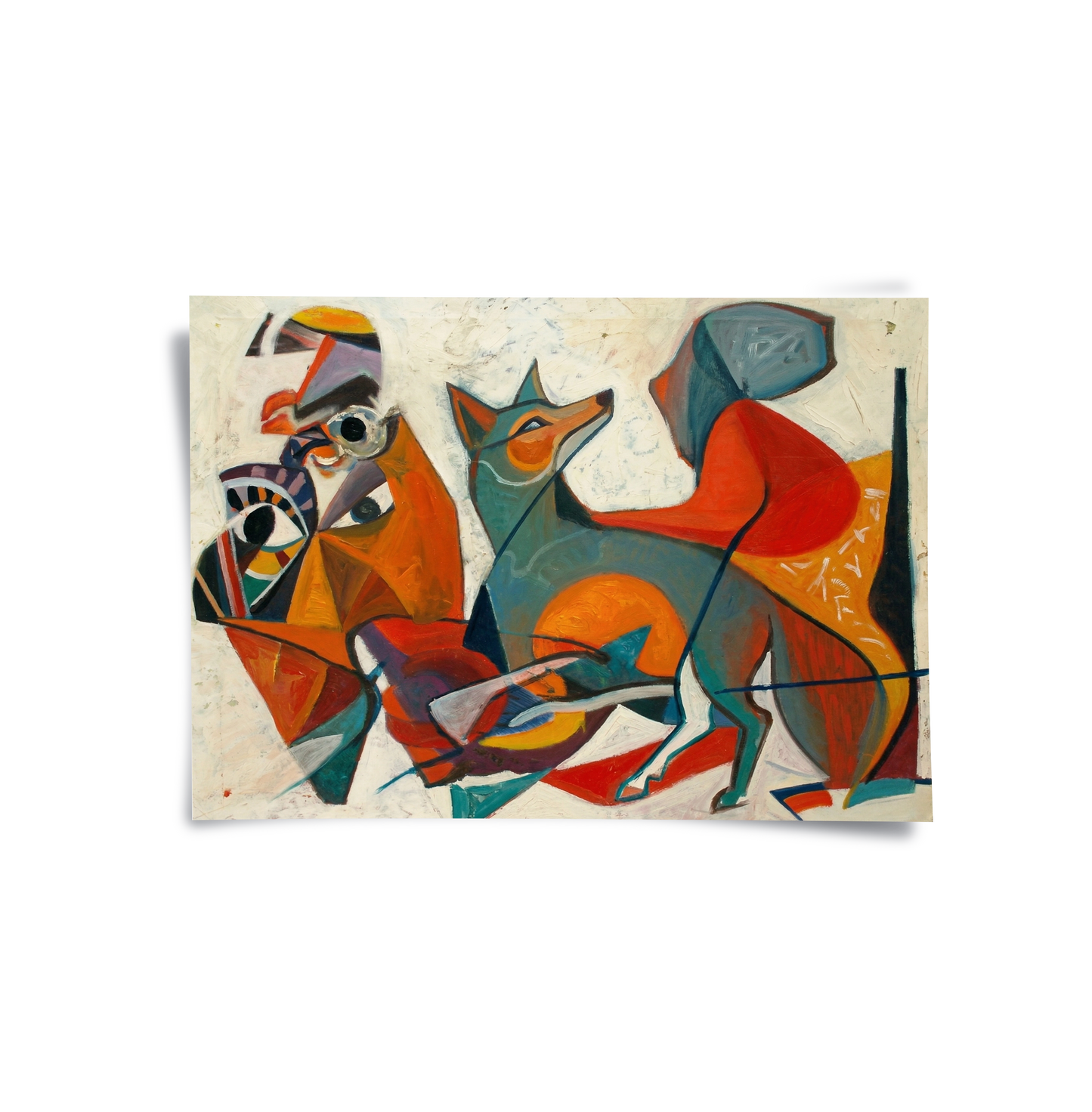 2Fauvist Fox in Motion - Poster