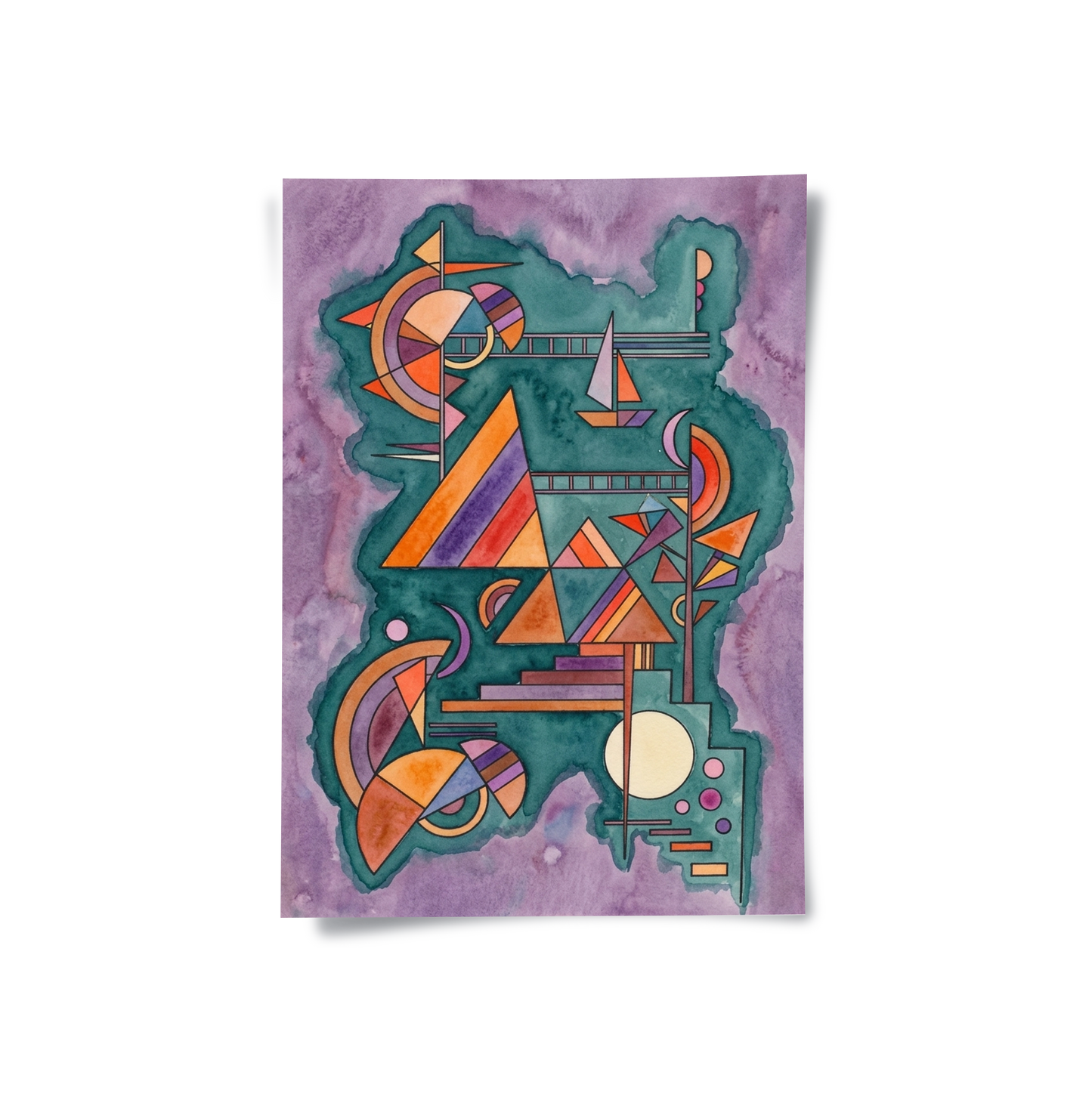 2Geometric Dreamscape - Poster