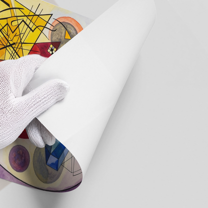 Vibrant Geometric Surrealism - Poster