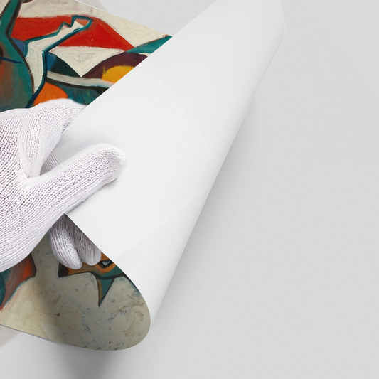 Fauvist Fox in Motion - Poster