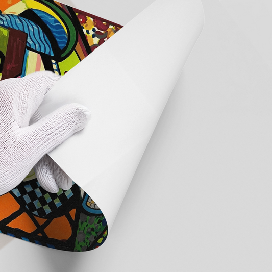 Abstract Clockwork Bird - Poster