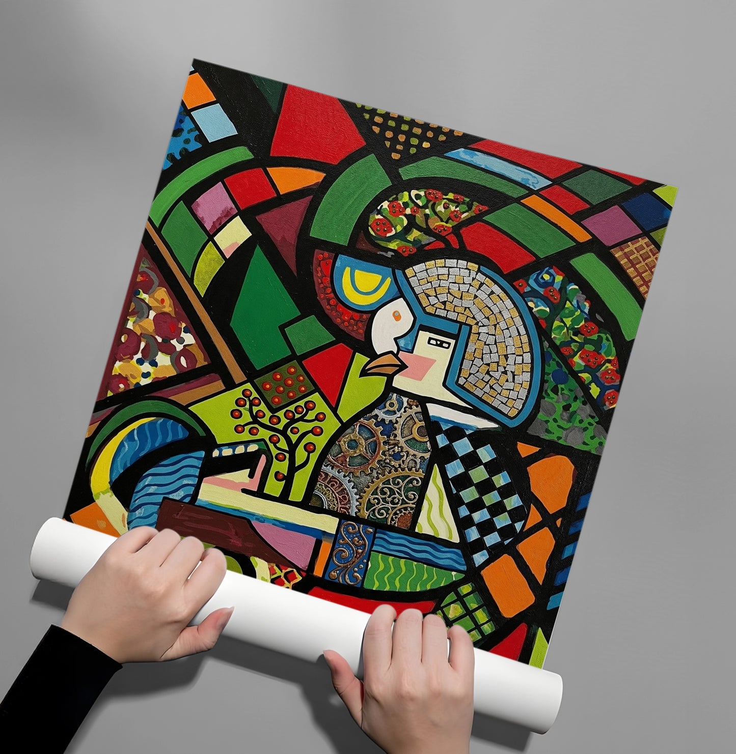 2Abstract Clockwork Bird - Poster