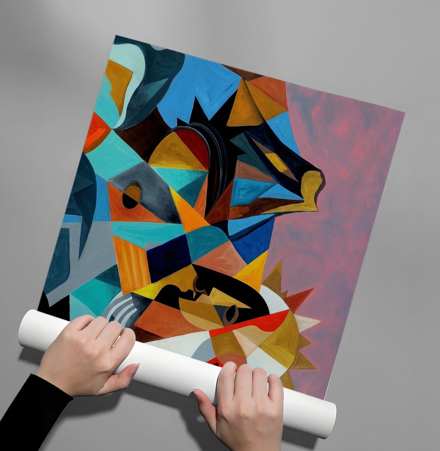 2Cubist Sun Spirit - Poster