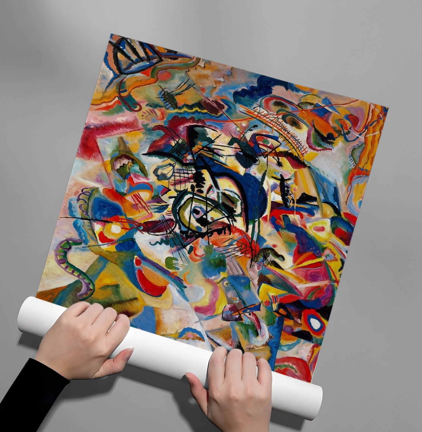 2Vibrant Abstract Expressionist - Poster