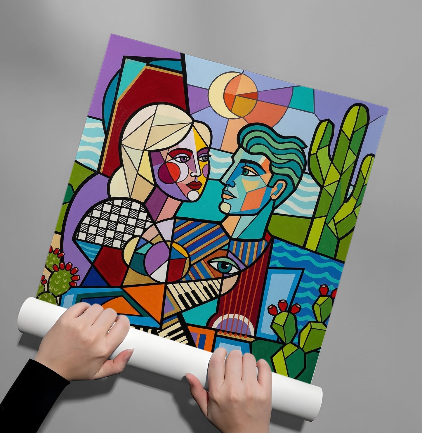 2Desert Melody Pop Art - Poster
