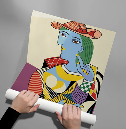 Geometric Woman Figural - Poster