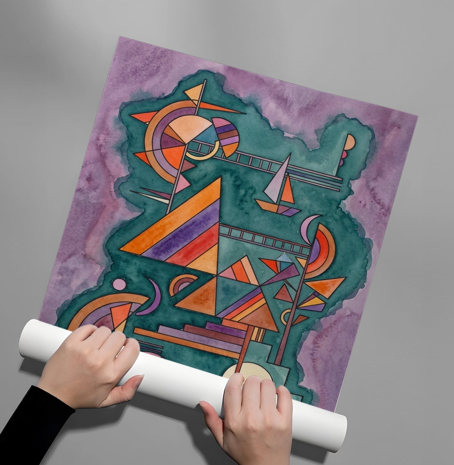 2Geometric Dreamscape - Poster