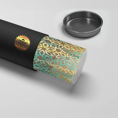 Gold Teal Pattern - Poster