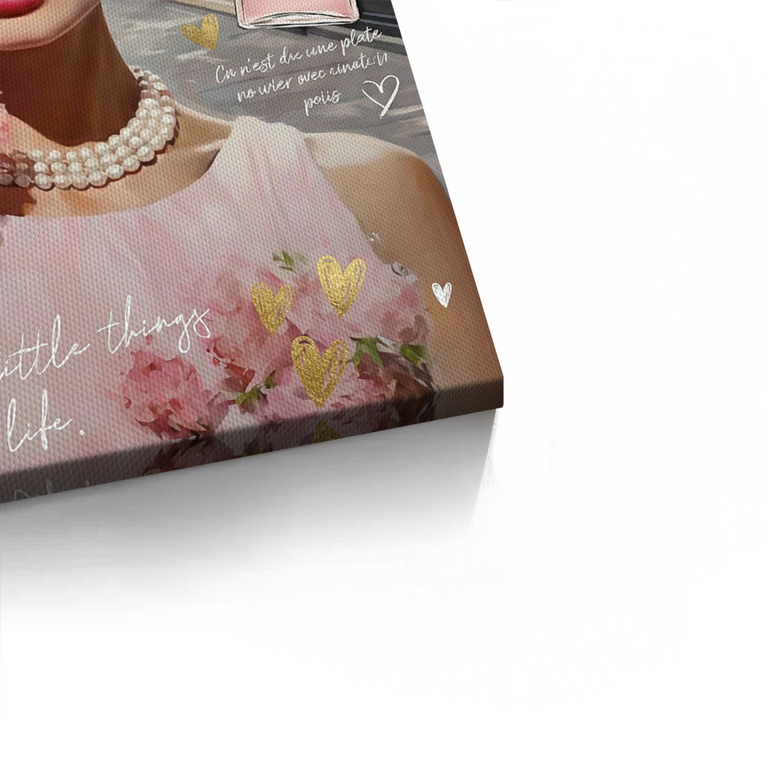 2Paris Chic Audrey Hepburn  - Canvas