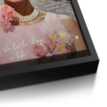 Paris Chic Audrey Hepburn  - Canvas
