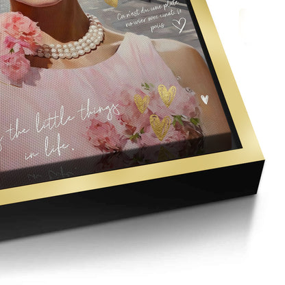 Paris Chic Audrey Hepburn  - Canvas