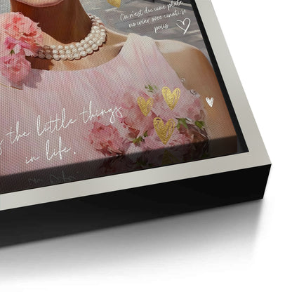 Paris Chic Audrey Hepburn  - Canvas