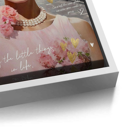 Paris Chic Audrey Hepburn  - Canvas