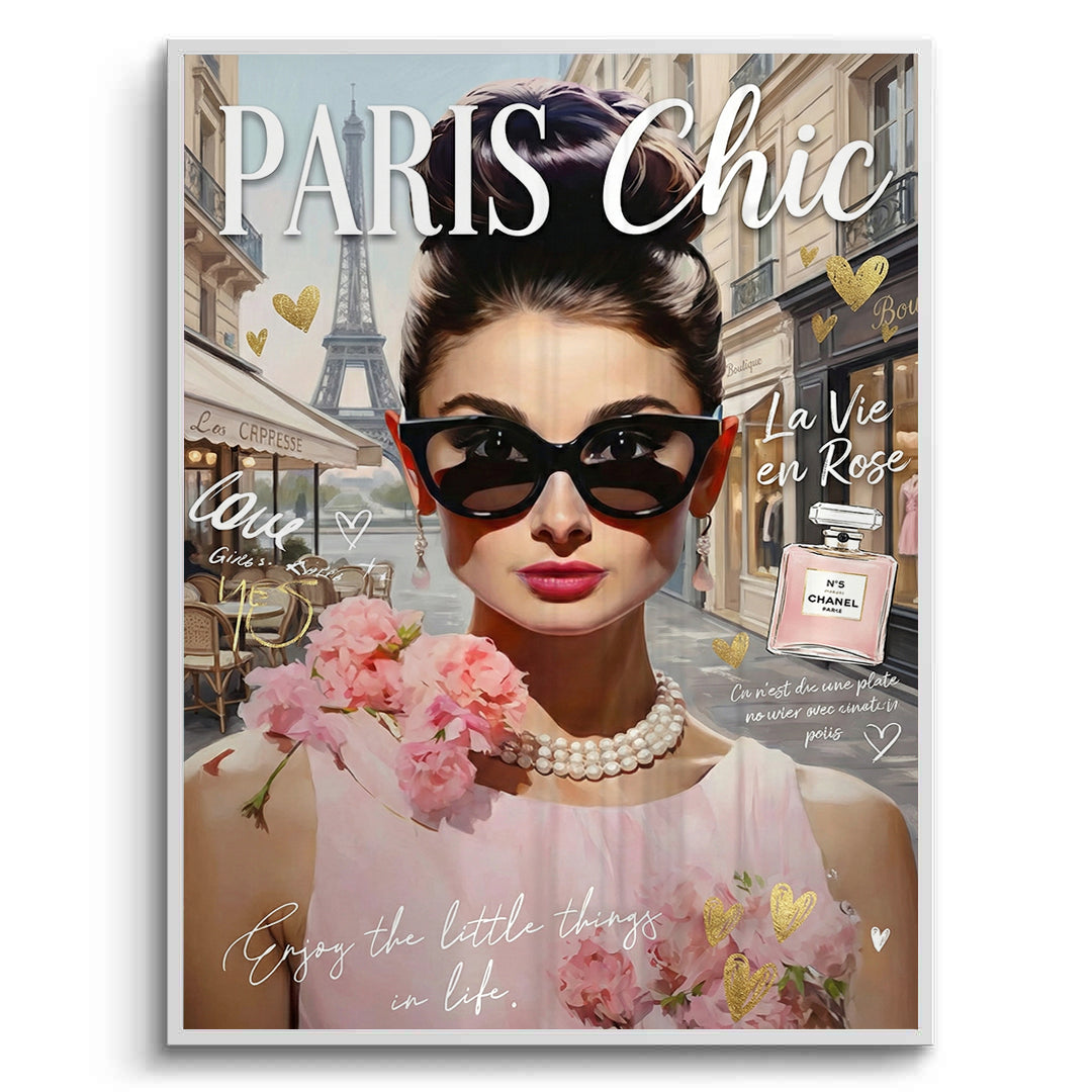 2Paris Chic Audrey Hepburn - Fine Art
