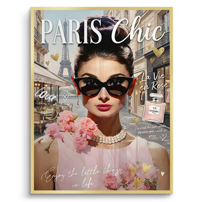 Paris Chic Audrey Hepburn - Fine Art