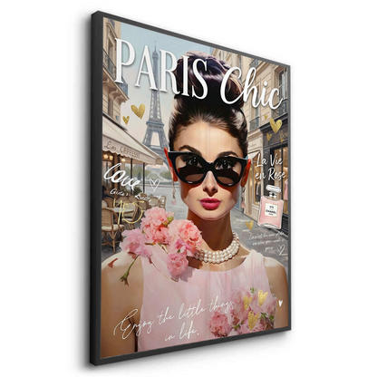 Paris Chic Audrey Hepburn - Fine Art