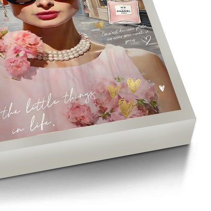 Paris Chic Audrey Hepburn - Fine Art