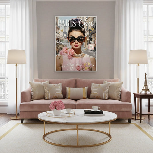 Paris Chic Audrey Hepburn - Fine Art
