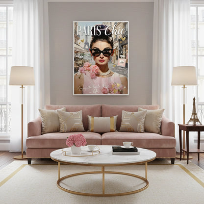 Paris Chic Audrey Hepburn - Fine Art