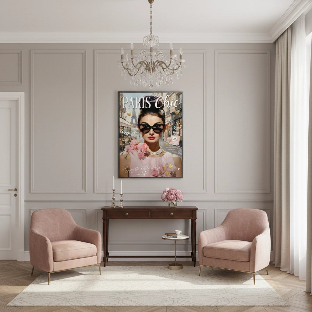 2Paris Chic Audrey Hepburn - Fine Art