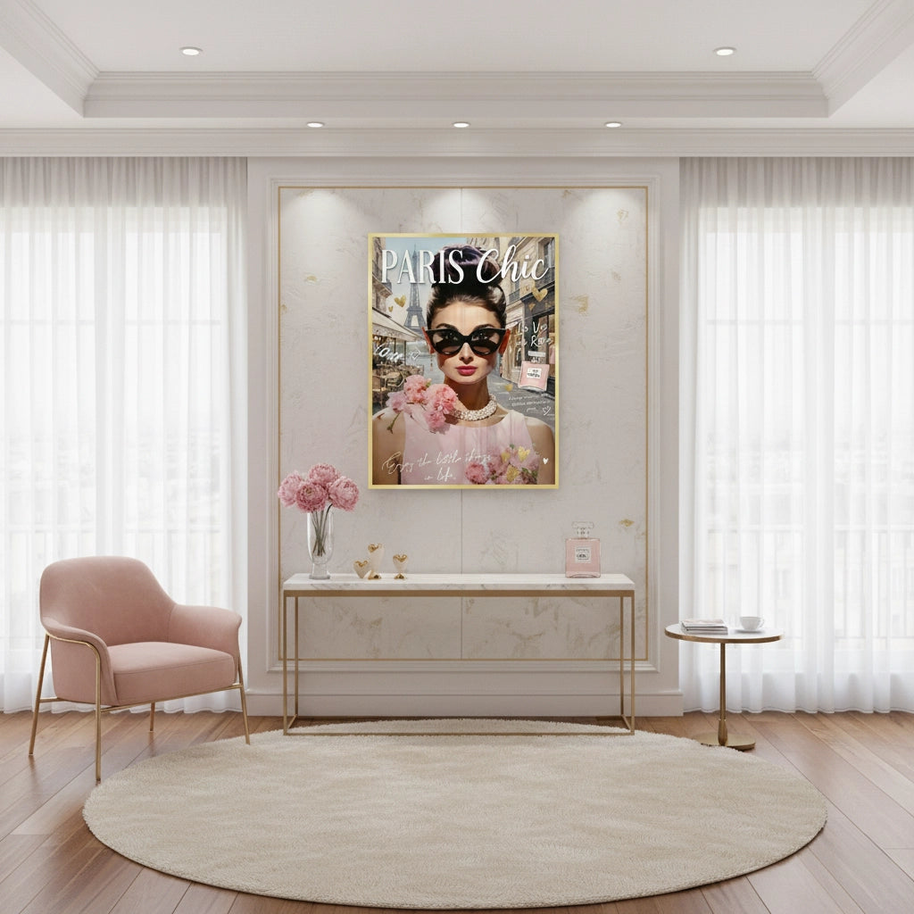 2Paris Chic Audrey Hepburn - Fine Art