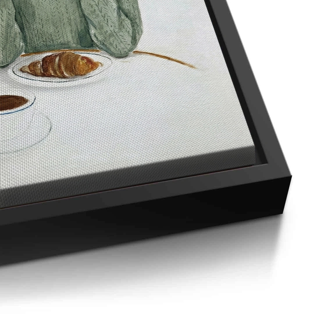 2Parisian Morning Watercolor - Canvas