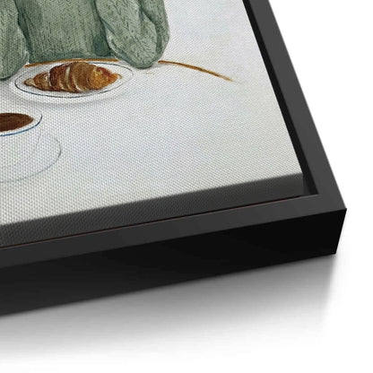 Parisian Morning Watercolor - Canvas