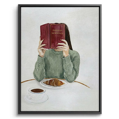 Parisian Morning Watercolor - Canvas